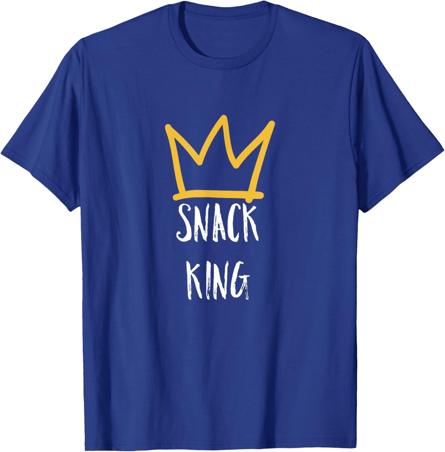 Snack King Funny Snacker Gift T-Shirt - T-Shirt | Royal
