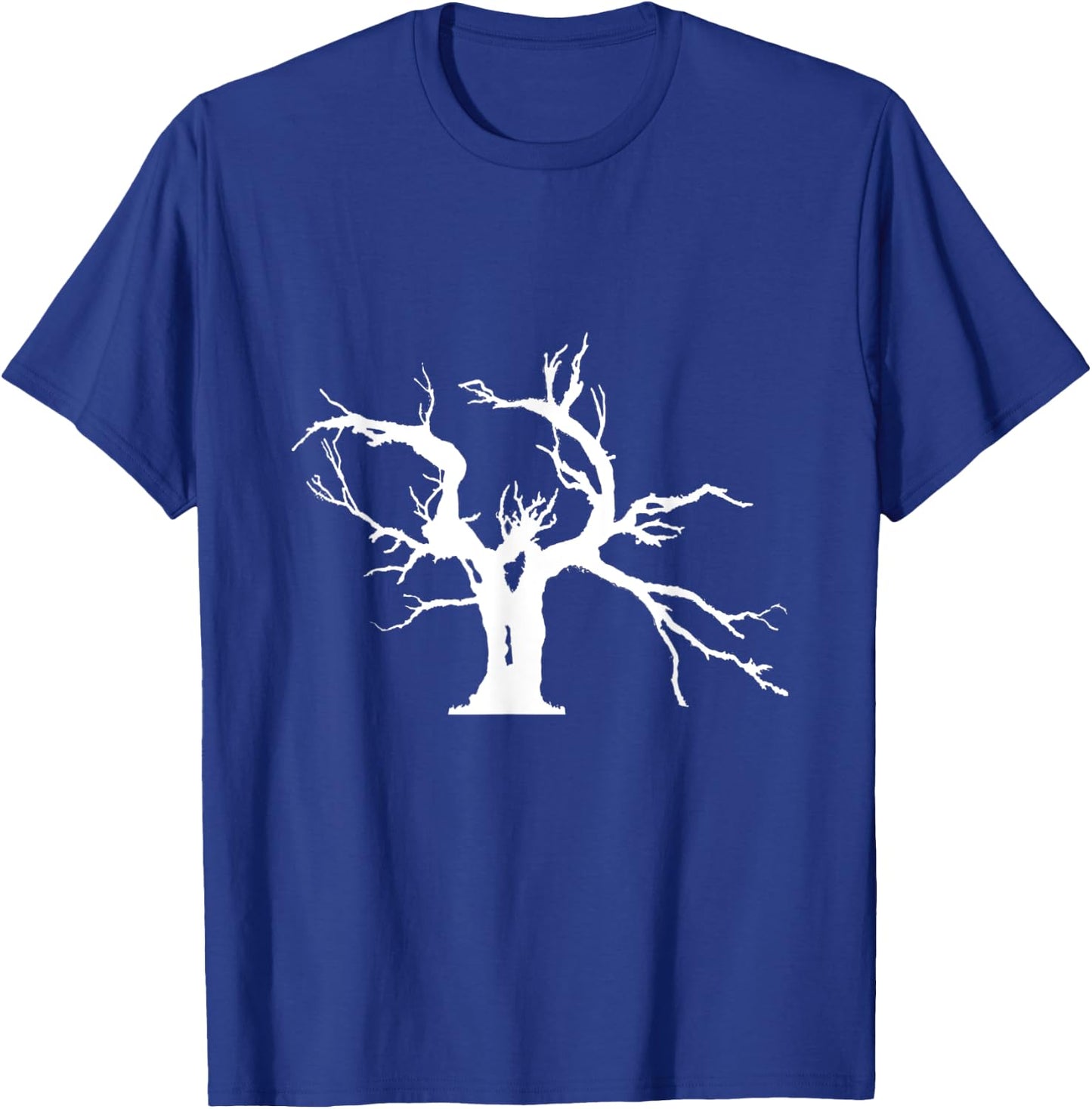 Scary Evil Eden Tree of Life Natural Silhouette Dark Forest T-Shirt - T-Shirt | Royal