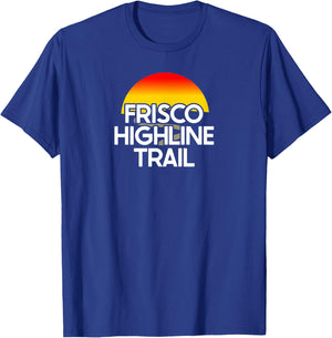 Frisco Highline Trail USA Rail Trail Biking T-Shirt - T-Shirt | Royal