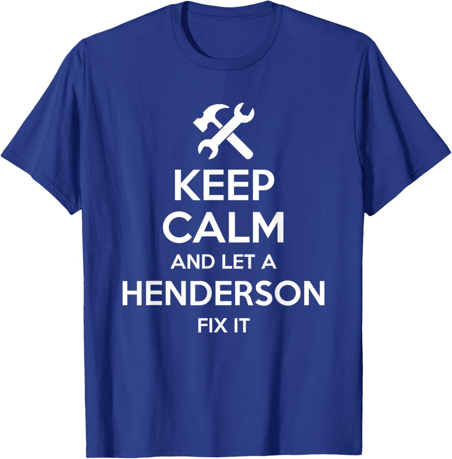 HENDERSON Funny Surname Birthday Family Tree Reunion Gift T-Shirt - T-Shirt | Royal