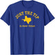 JUST The TIP/El Paso TX Athletic Design with State T-Shirt - T-Shirt | Royal