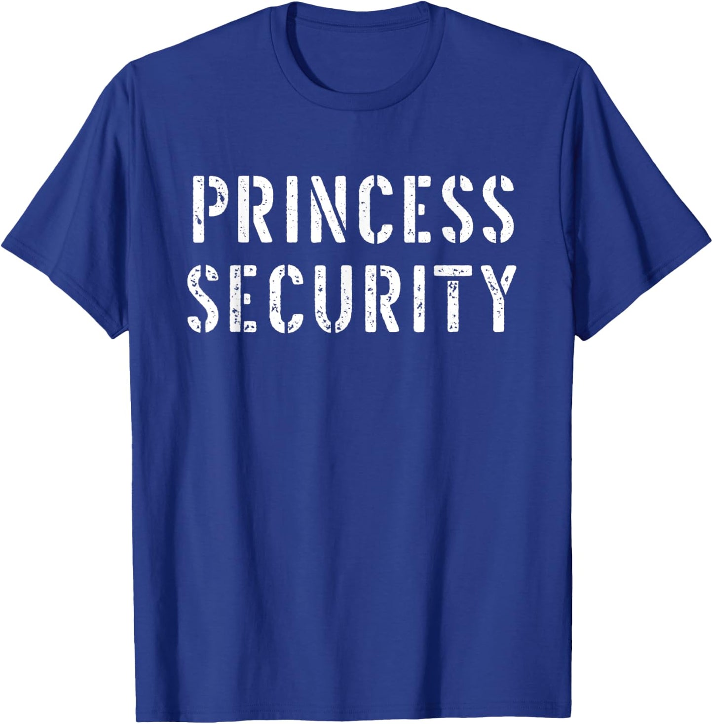 Halloween Dad Mom Daughter Adult Costume Princess Security T-Shirt - T-Shirt | Royal