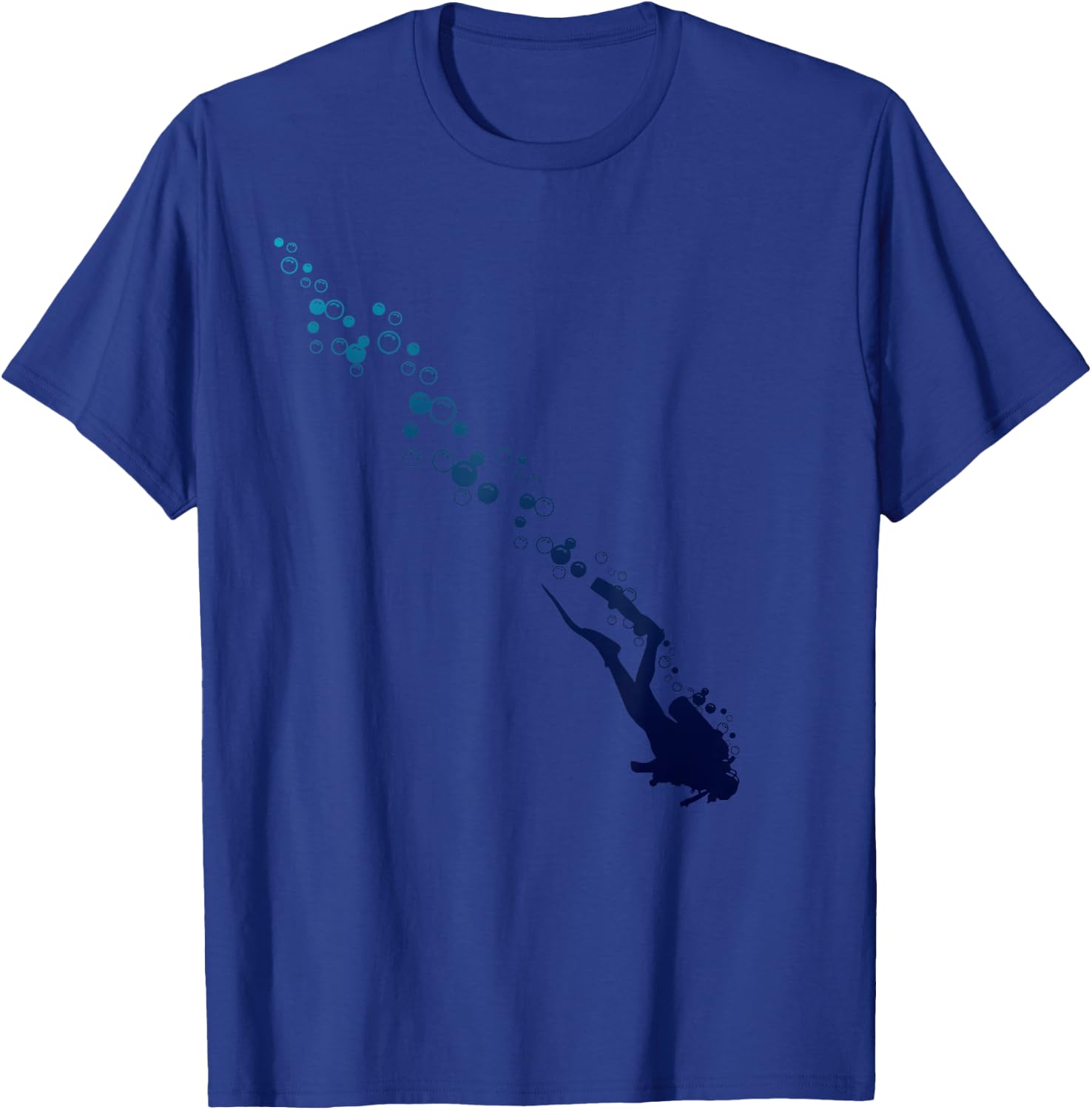 Scuba Diving Scuba Diver T-Shirt - T-Shirt | Royal