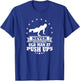 Never Underestimate an Old Man at Push Ups T-Shirt - T-Shirt | Royal