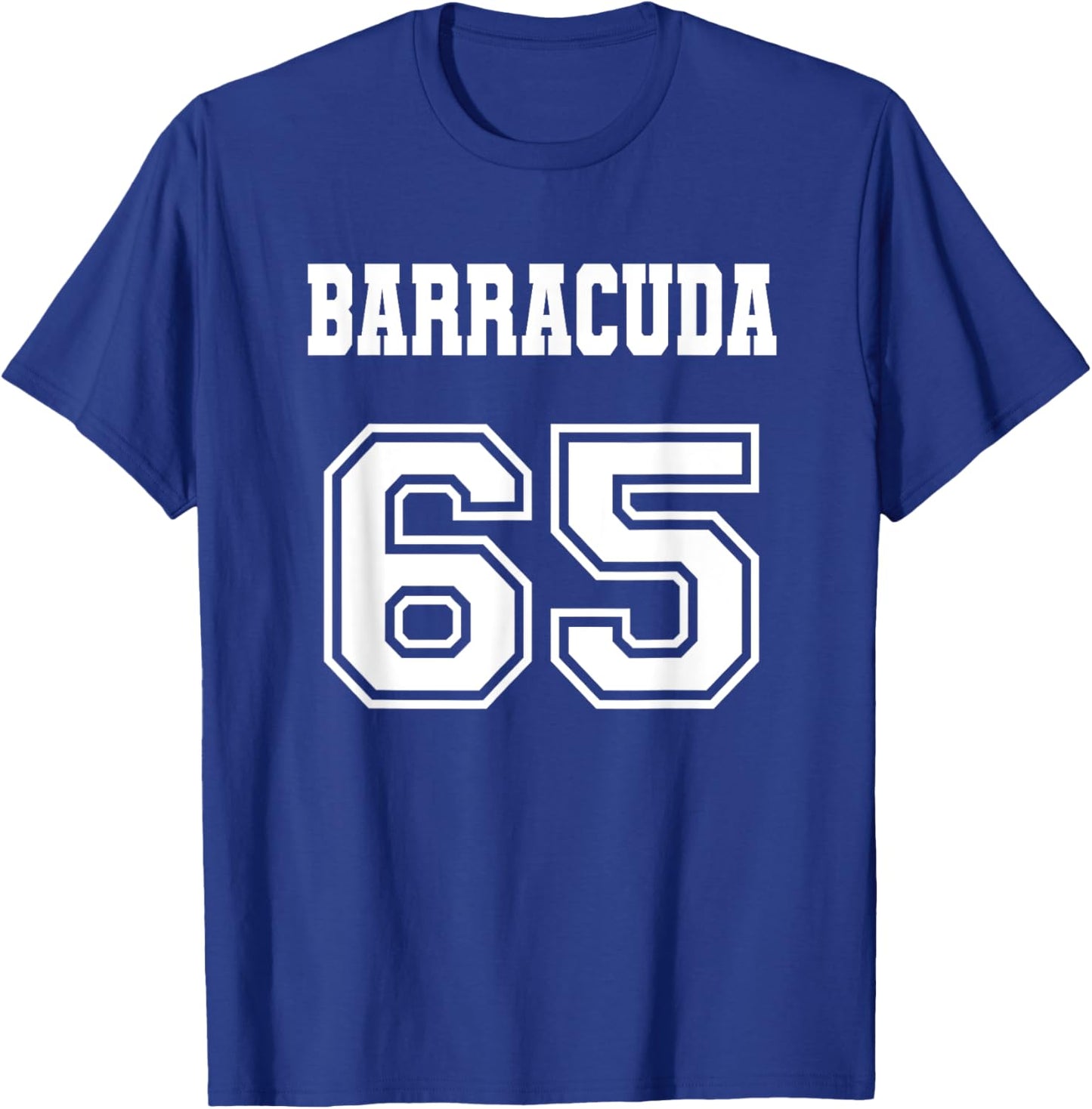 Jersey Style Barracuda 65 1965 Old School Muscle Car Fishing T-Shirt - T-Shirt | Royal