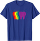 Rainbow Teeth LGBT Dentistry Dentist T-Shirt - T-Shirt | Royal