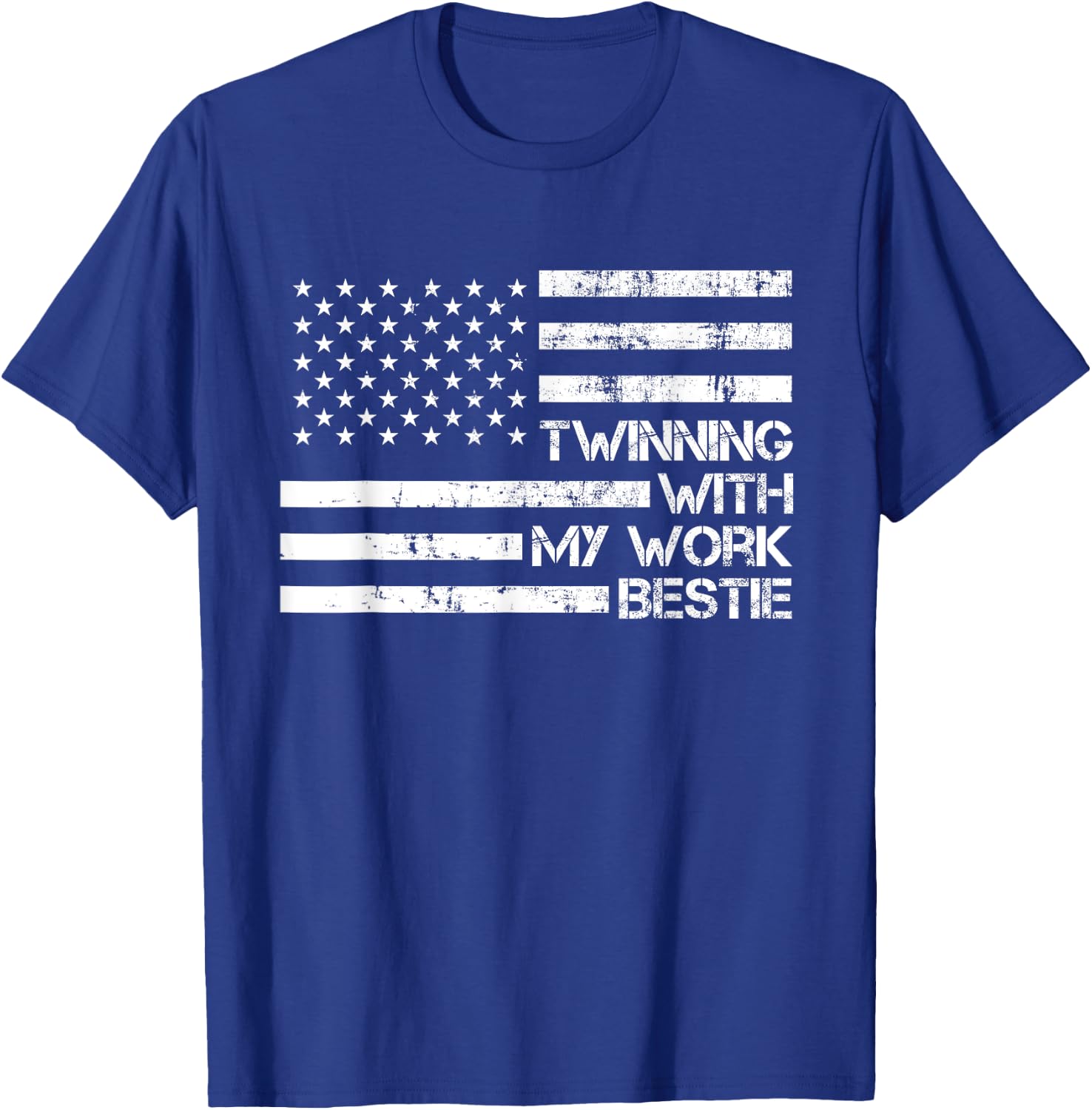 Twinning With My Work Bestie Spirit Week Best Friend Twin T-Shirt - T-Shirt | Royal