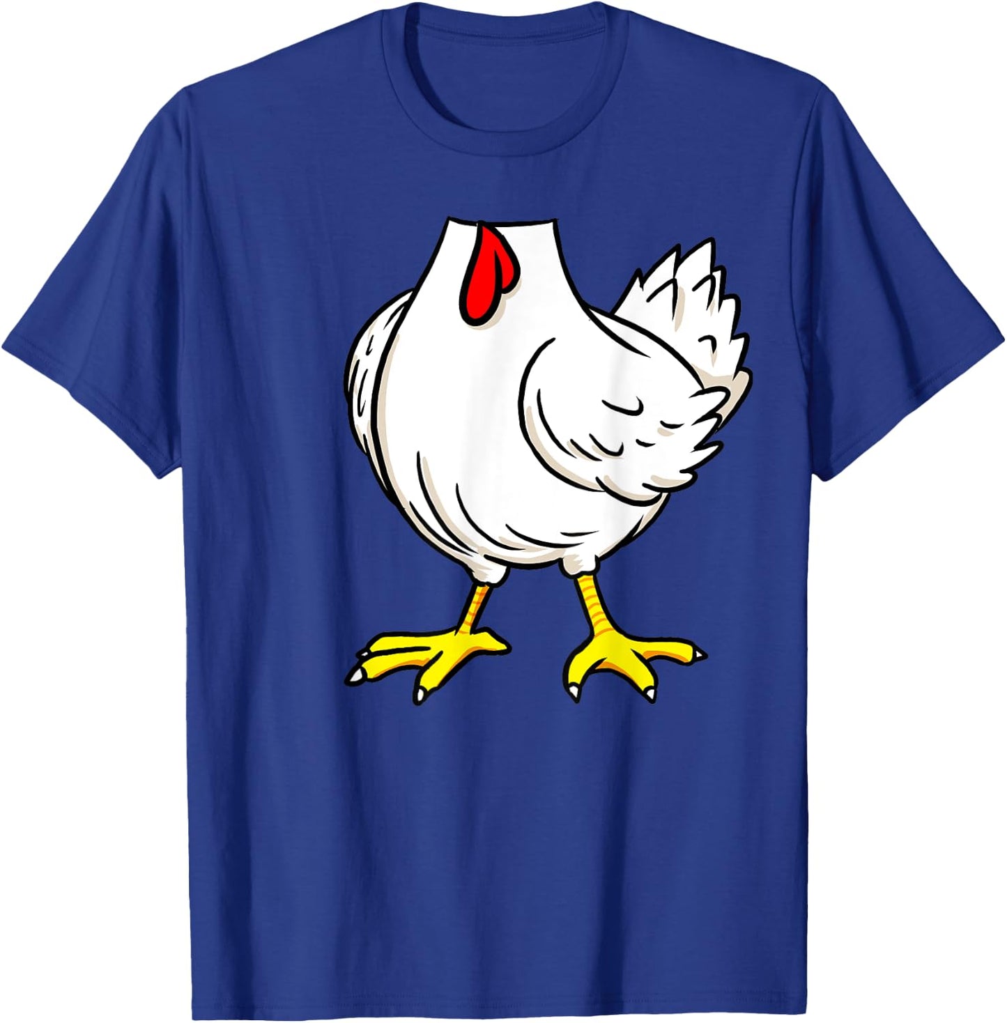 Chicken Costume Funny Farm Animal Halloween T-Shirt - T-Shirt | Royal