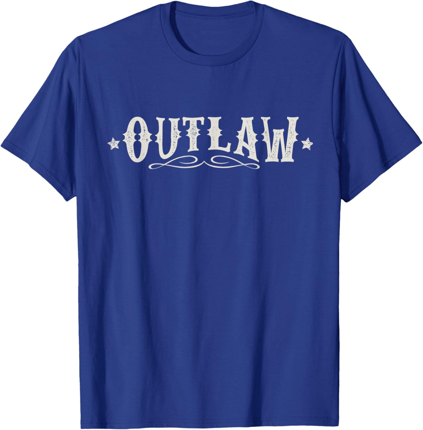 Western, Rodeo, Outlaw , Attitude T-Shirt - T-Shirt | Royal