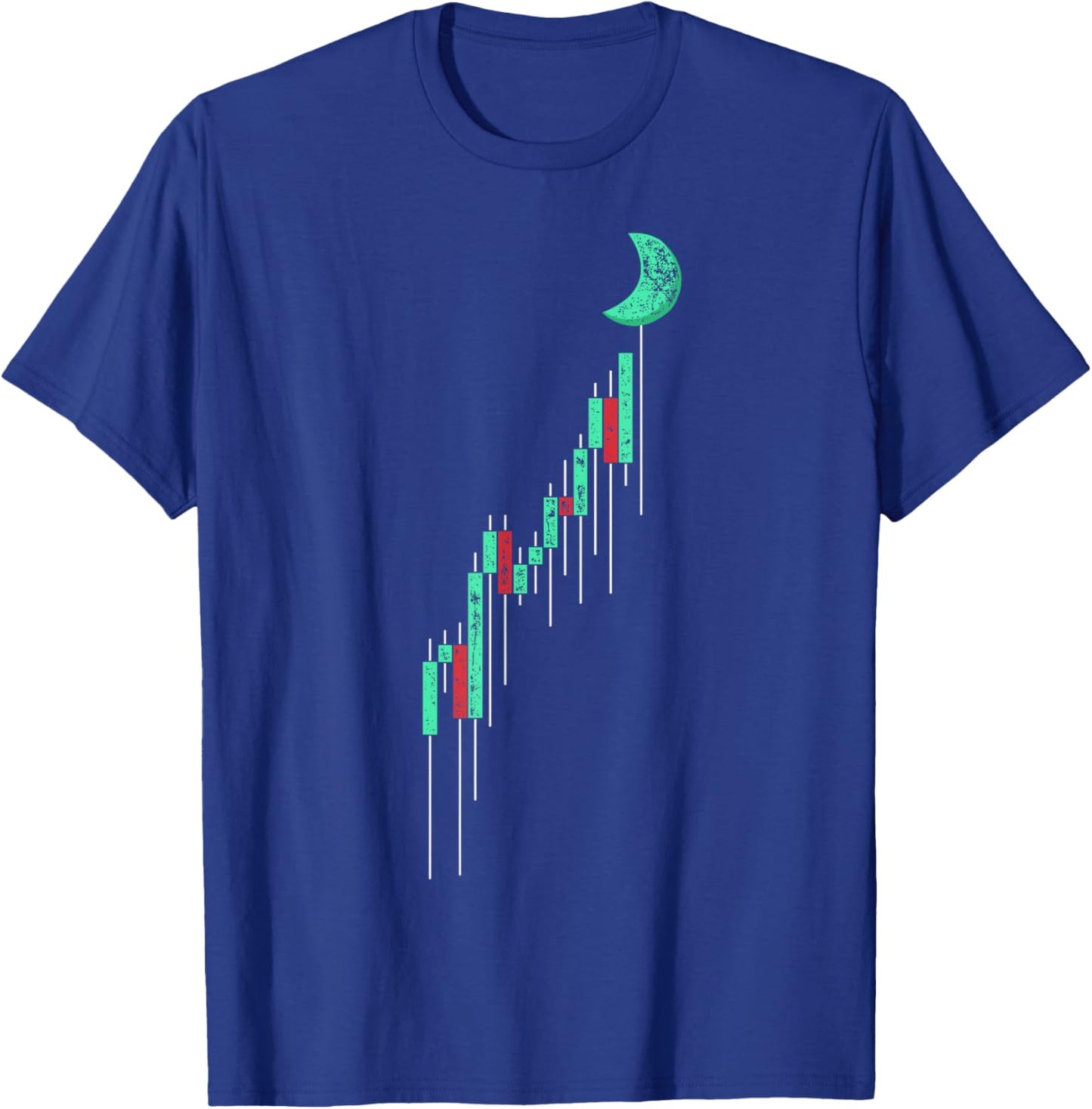 Crypto Currency Hodl Vintage Bull Market Chart To The Moon T-Shirt - T-Shirt | Royal
