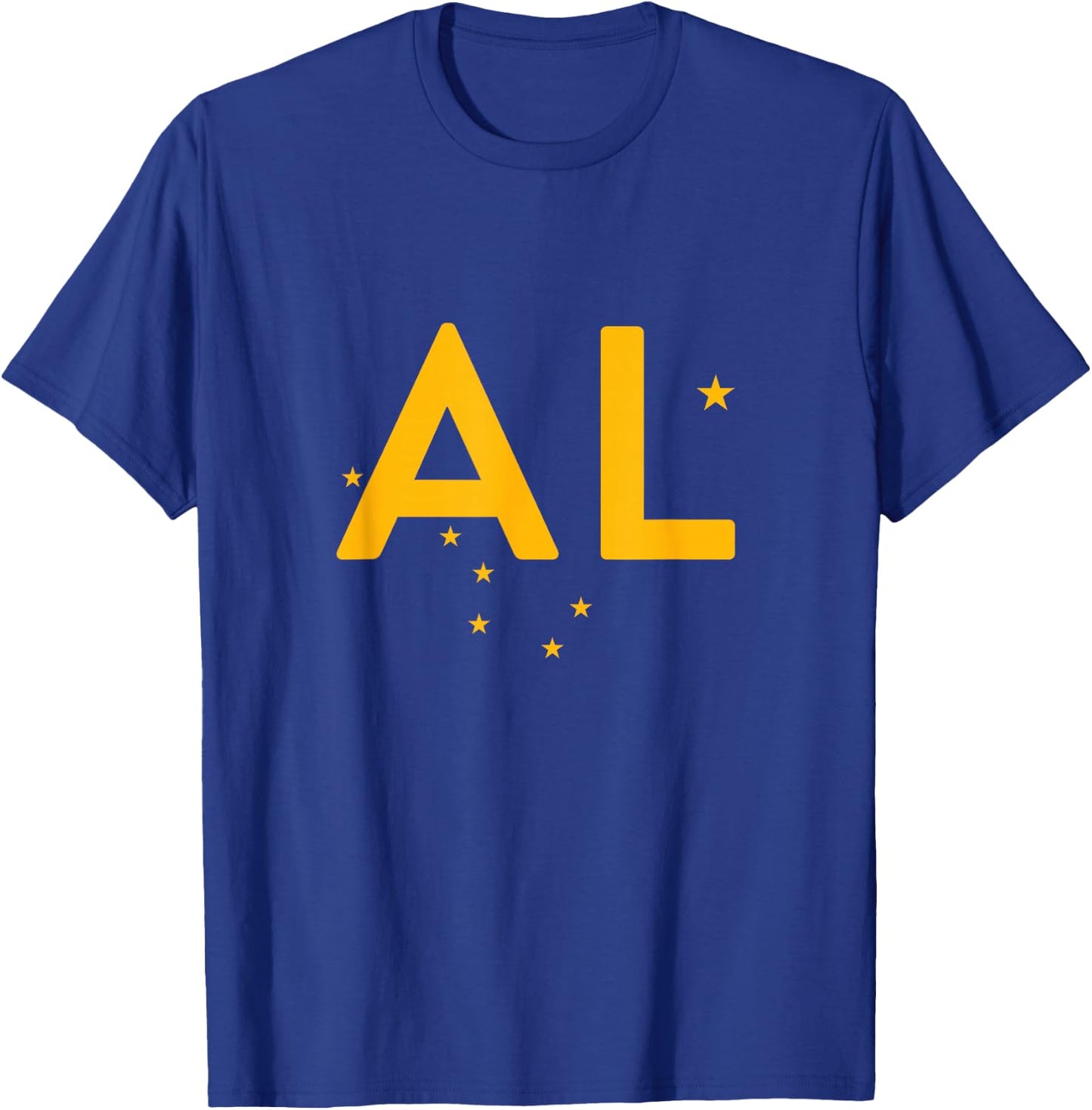 AL - Alaska Three Part Combo Design - Alaskan Flag Part 1 T-Shirt - T-Shirt | Royal