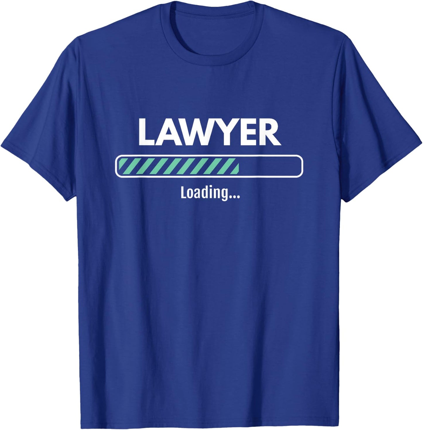 Lawyer Loading Studying Law School T-Shirt - T-Shirt | Royal