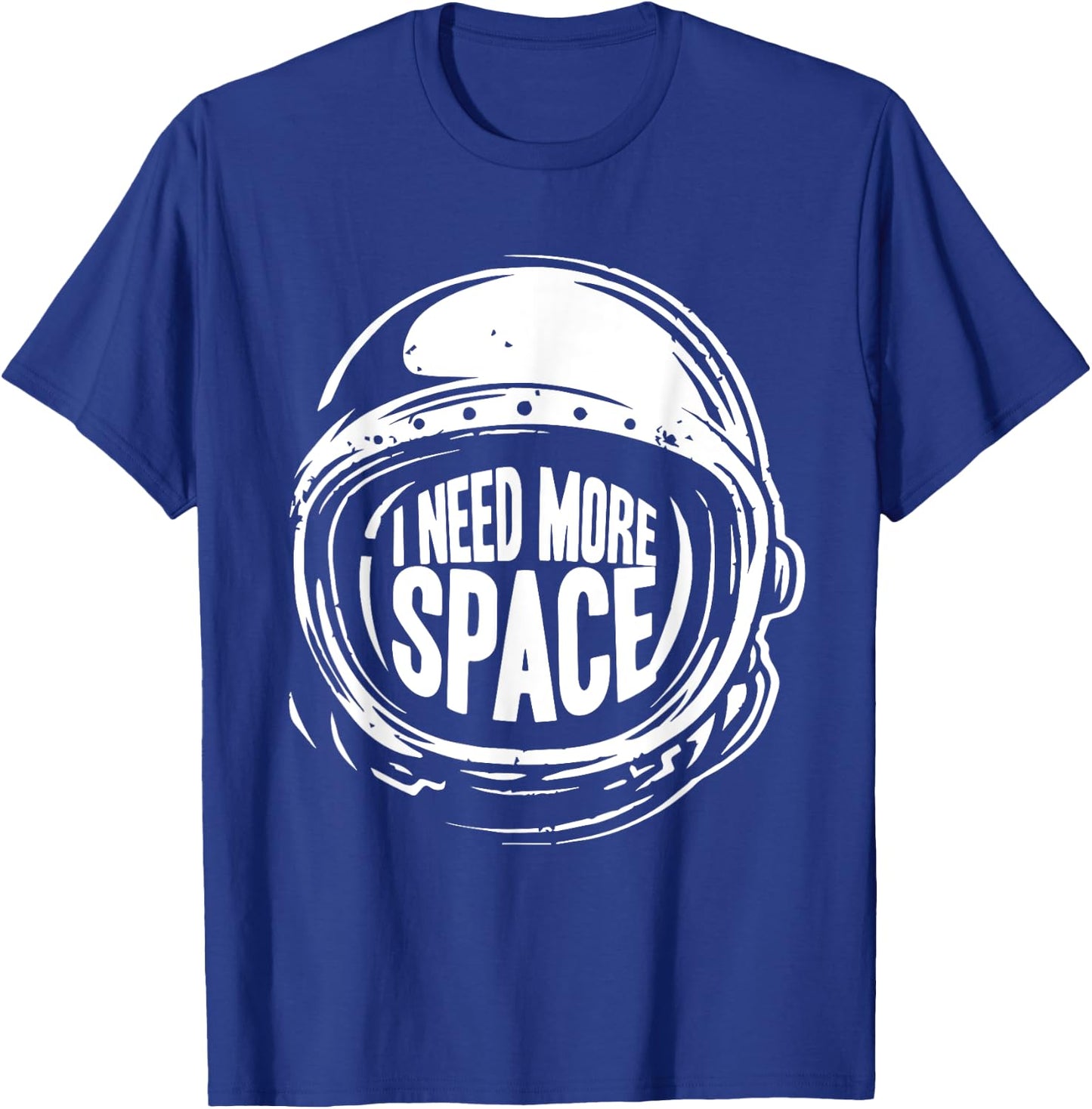 I Need More Space Cool Astronaut Space Helmet Costume T-Shirt - T-Shirt | Royal