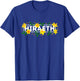 Hiraeth Floral Daffodils - St David's, Easter, Mothers Day T-Shirt - T-Shirt | Royal