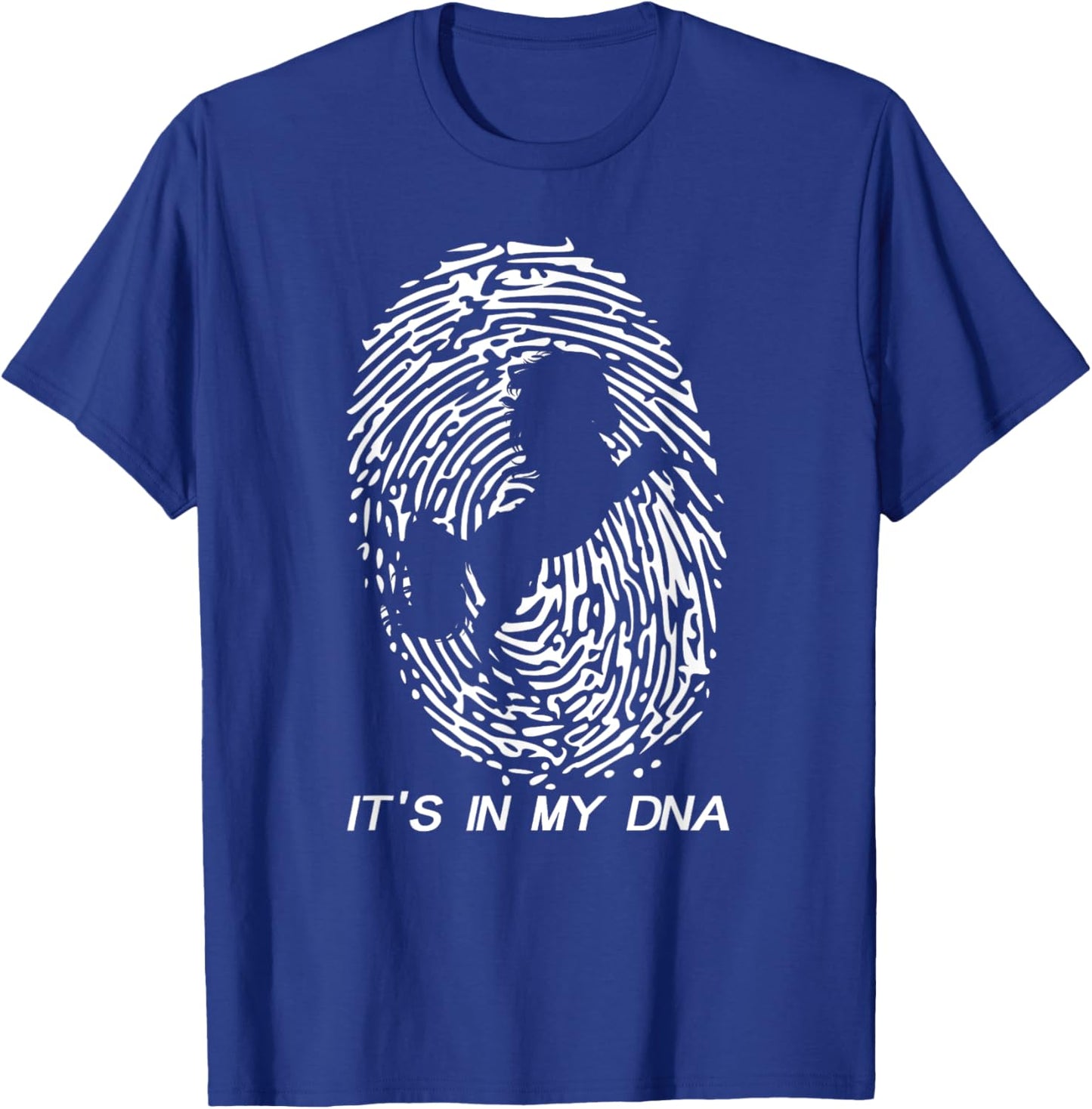Horse - It's in My DNA Shirt Gift Ride Riding T-Shirt - T-Shirt | Royal