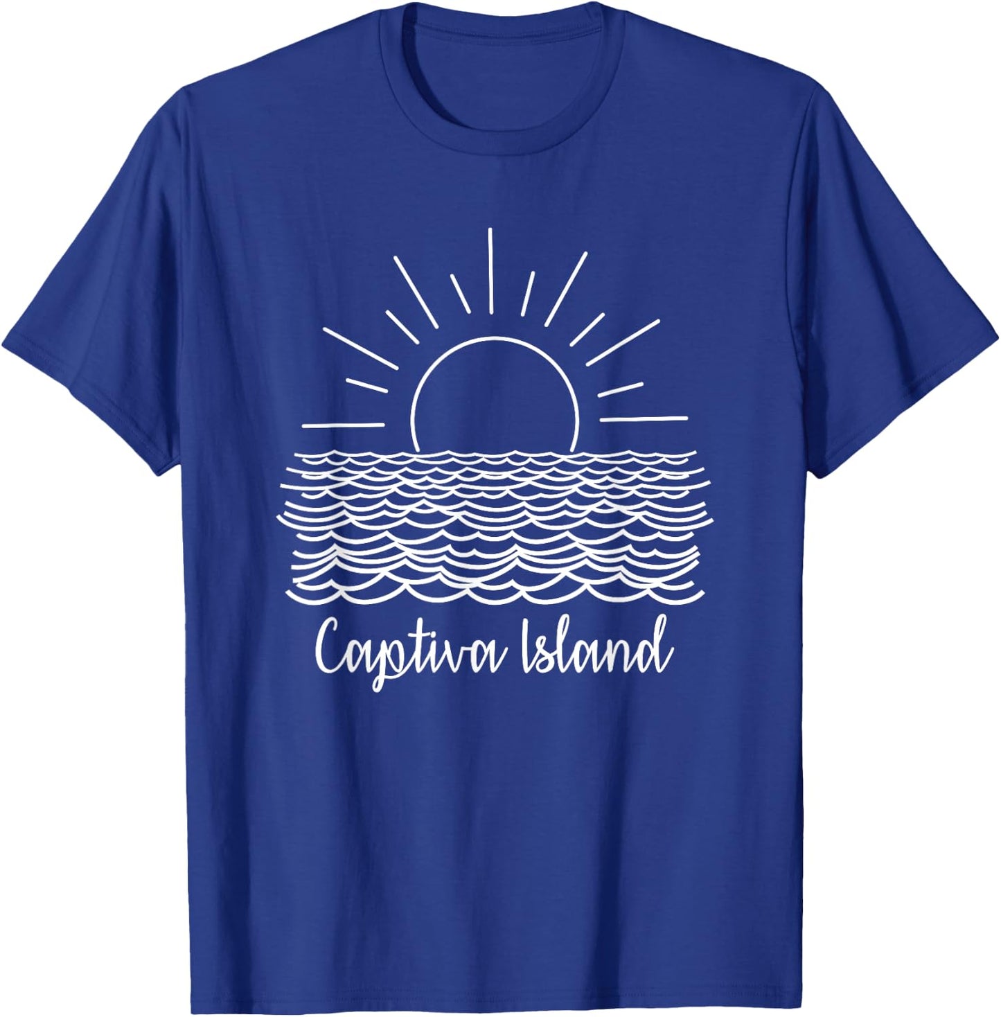 Captiva Island Souvenir or Group Vacation Gift T-Shirt - T-Shirt | Royal