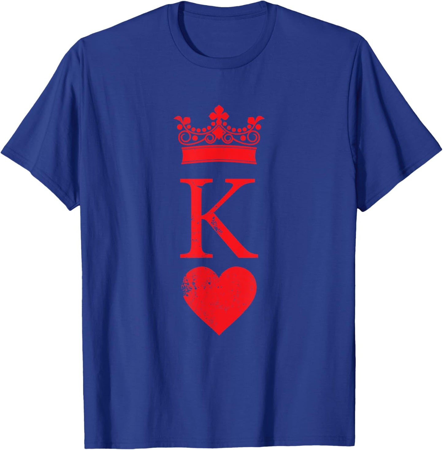 King of Hearts Halloween Costume Vintage Poker Cards King T-Shirt - T-Shirt | Royal