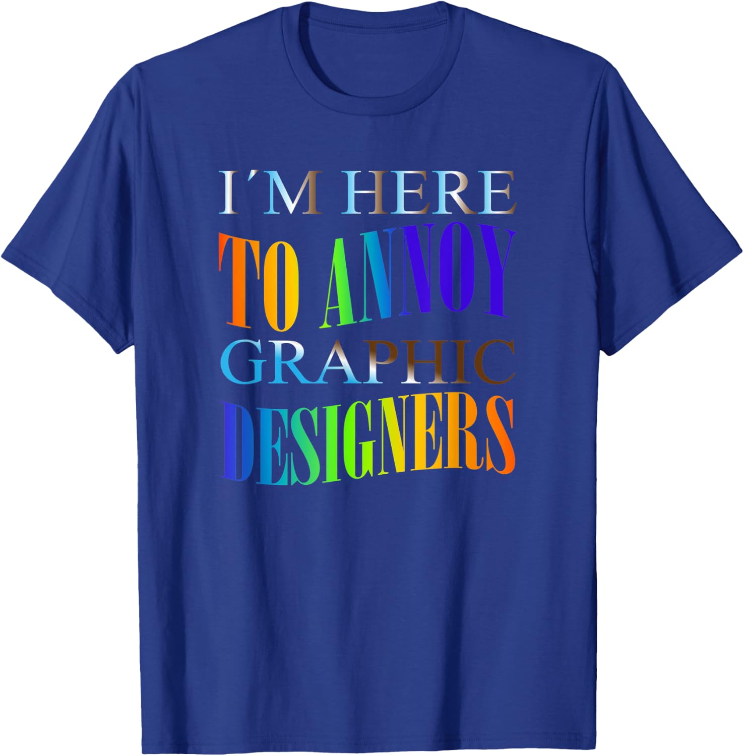 Graphic Artist Programmer Computer Graphic Designer T-Shirt - T-Shirt | Royal