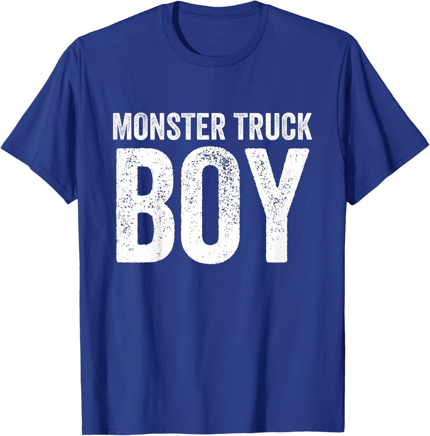 Kids Monster Truck Boy Retro Vintage Child Toddler Monster Truck T-Shirt - T-Shirt | Royal