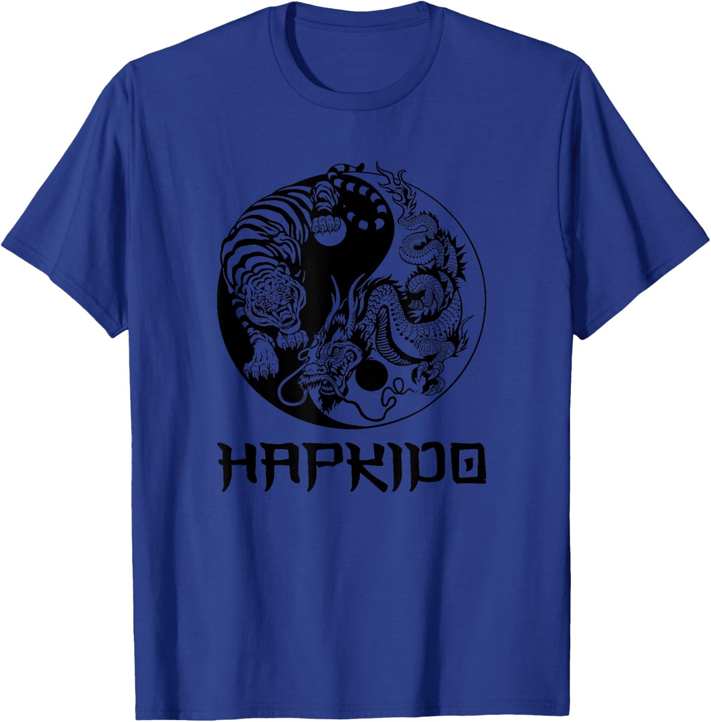 Hapkido yin yang dragon tiger T-Shirt - T-Shirt | Royal