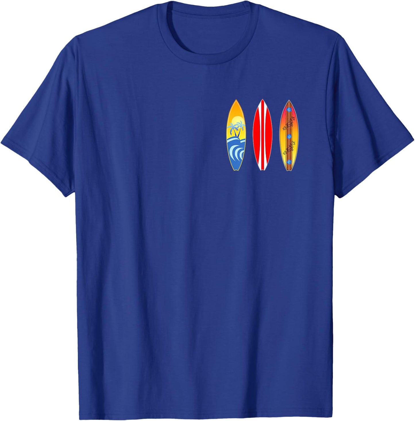 Hawaii Island State Flag Water Sports (2-Sided) T-Shirt - T-Shirt | Royal