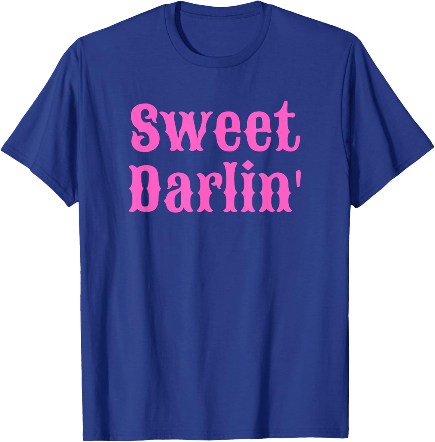Sweet Darlin', Country Western Theme Cowgirl T-Shirt - T-Shirt | Royal
