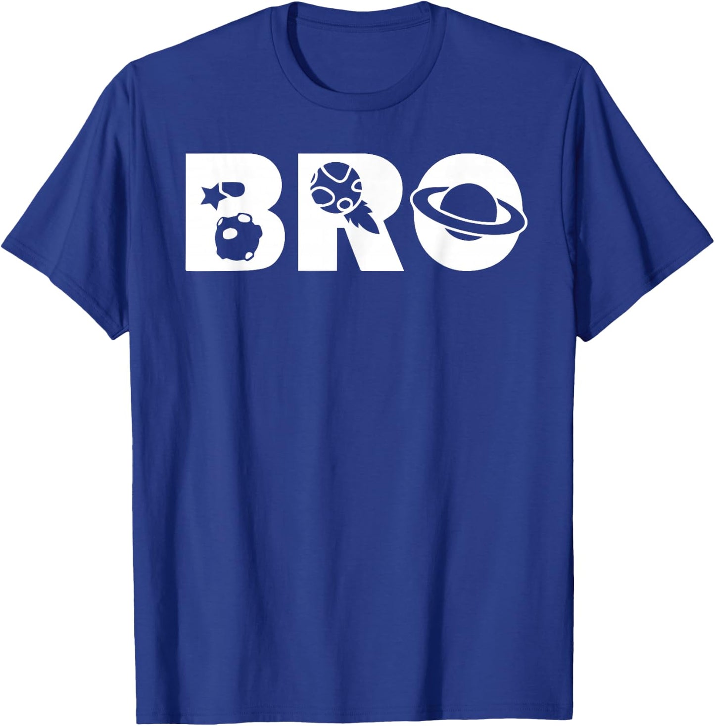 Funny Bro Space Astronaut Birthday Party T-Shirt - T-Shirt | Royal