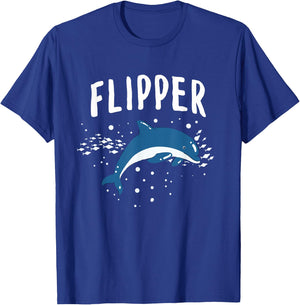 Dolphin Cuddly Toy Shark Fish Dolphinarium Whale T-Shirt - T-Shirt | Royal