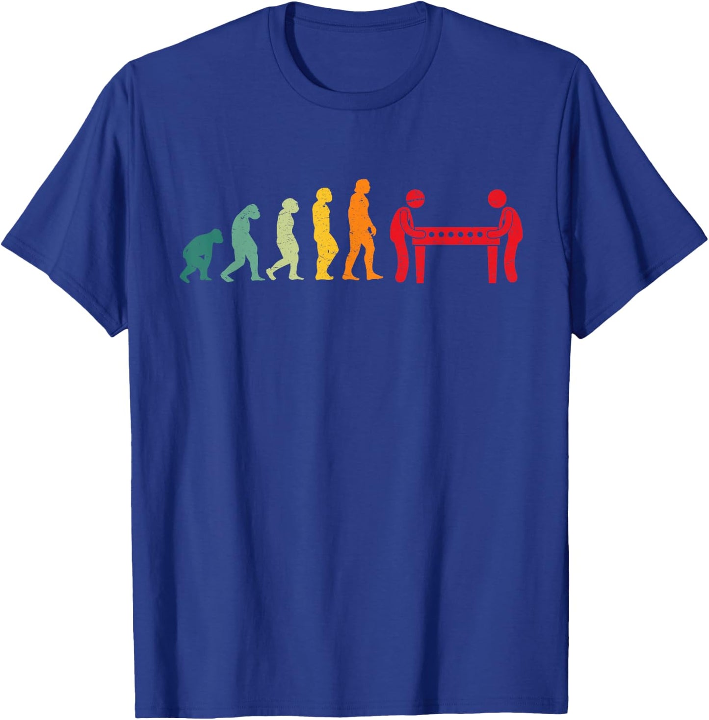 Table Soccer Foosball evolution T-Shirt - T-Shirt | Royal