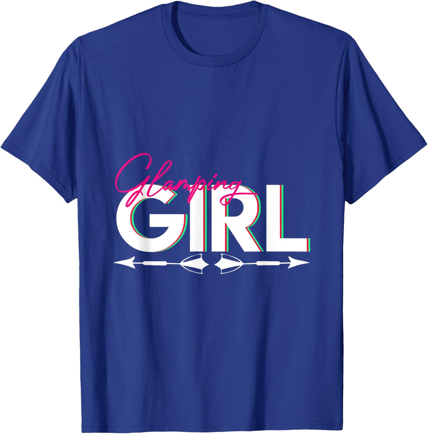 Camper Glamping Women Girls Kids Glamorous Camping T-Shirt - T-Shirt | Royal