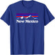 New Mexico State Retro Vintage Outdoors & NM Mountains T-Shirt - T-Shirt | Royal