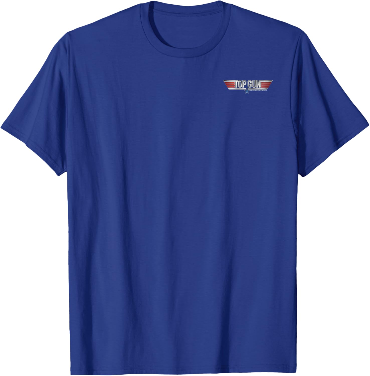 Top Gun Tom Kazansky Iceman Front Back T-Shirt - T-Shirt | Royal