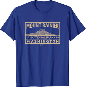 JCombs: Mount Rainier National Park T-Shirt - T-Shirt | Royal