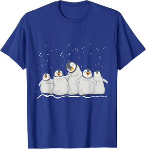 Penguin for Family Men Women Kids T-Shirt - T-Shirt | Royal