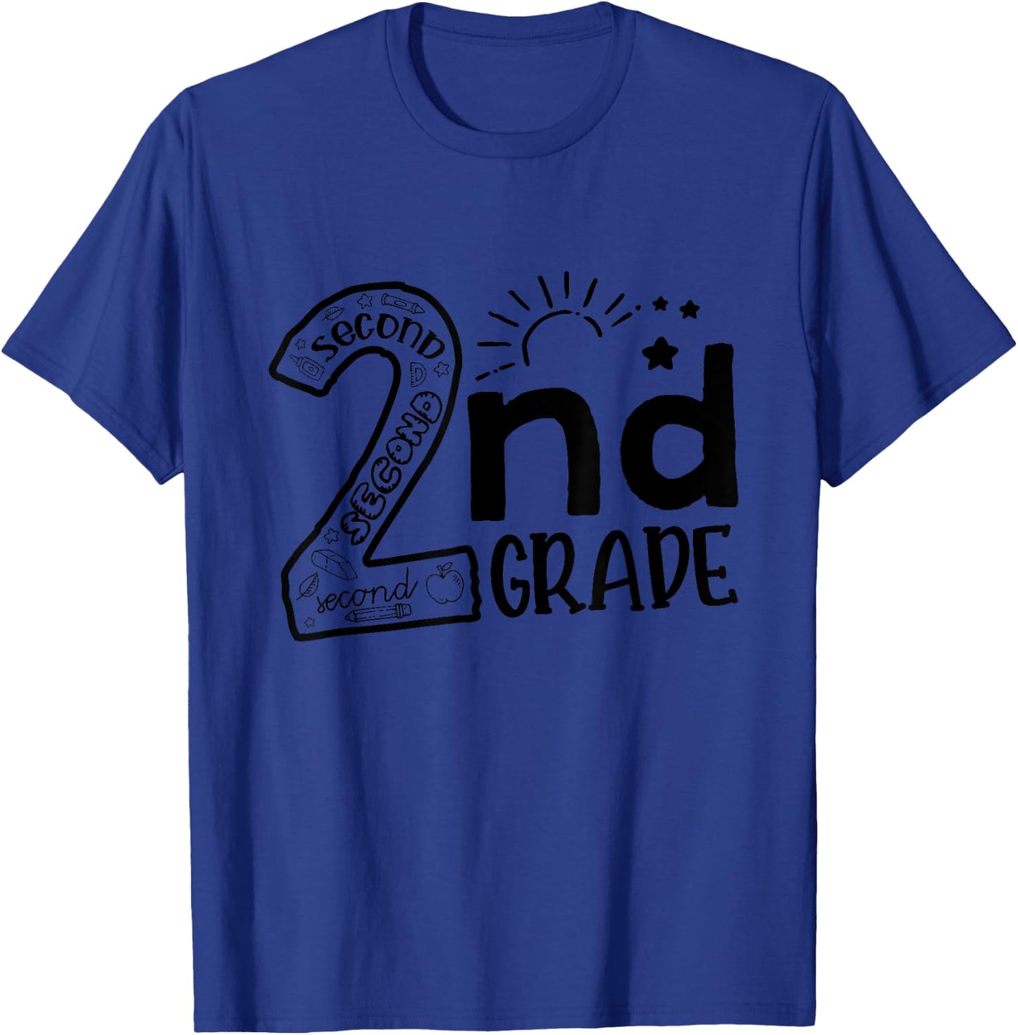 Hello On To 2nd Grade Teachers Boys and Team Secound Grade T-Shirt - T-Shirt | Royal