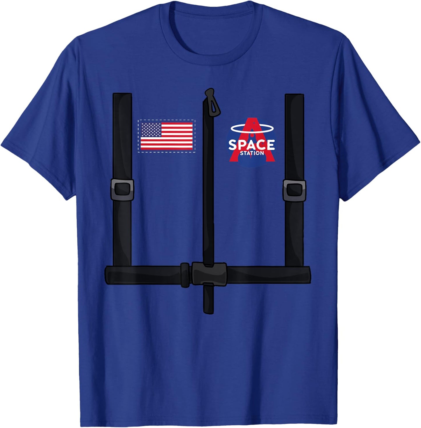 Easy Costume Idea - Space Astronaut T-Shirt - T-Shirt | Royal