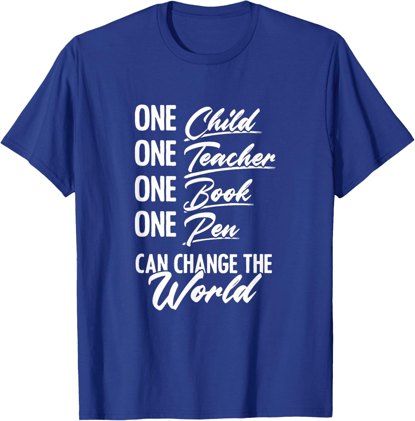 Malala Yousafzai Inspiration Quotes Malala T-Shirt - T-Shirt | Royal
