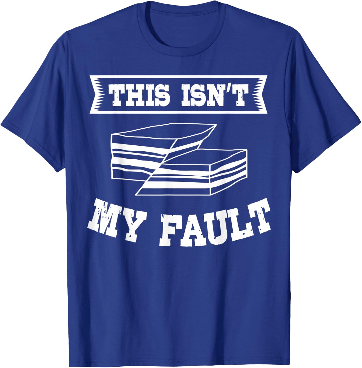 Geologist Fault Line Earth Rock Scientist Geology Science T-Shirt - T-Shirt | Royal