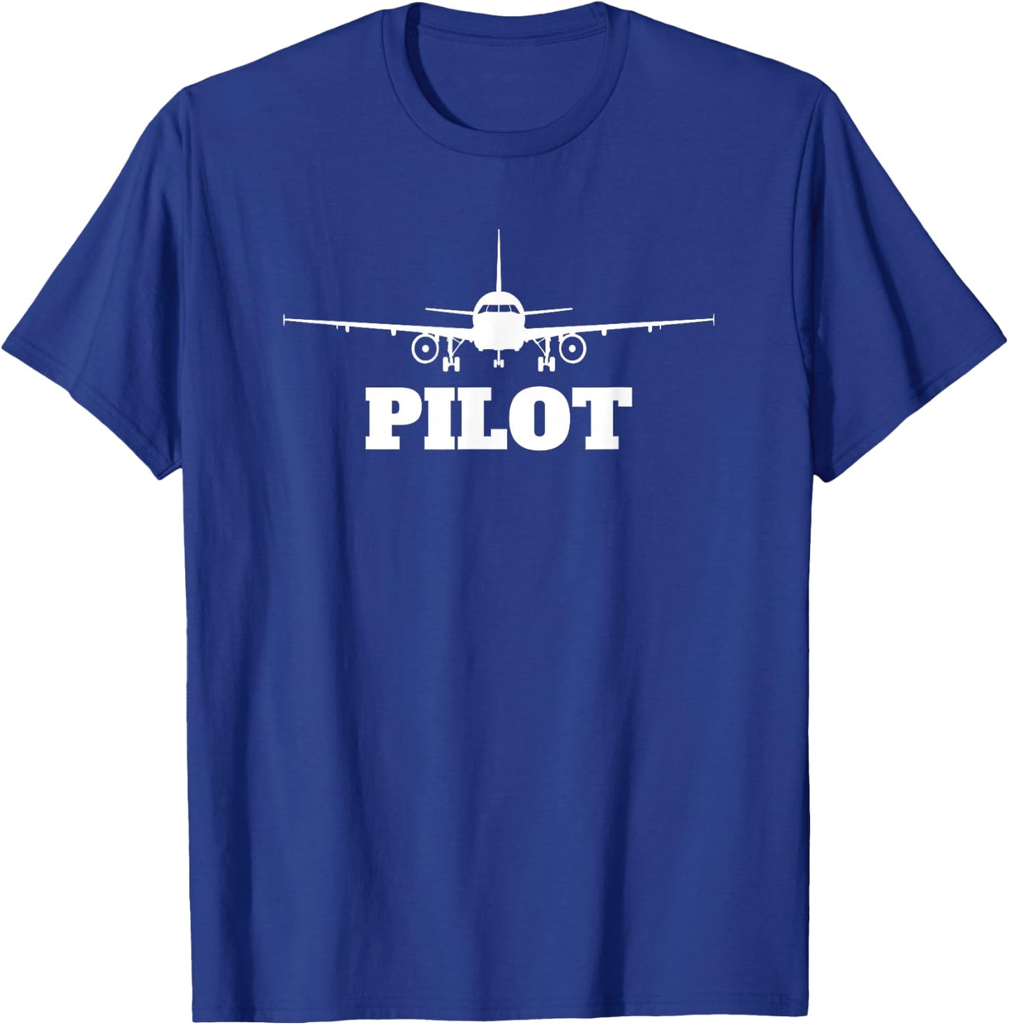 Aviation Airplane Fly Line Funny Vintage Pilot T-Shirt - T-Shirt | Royal