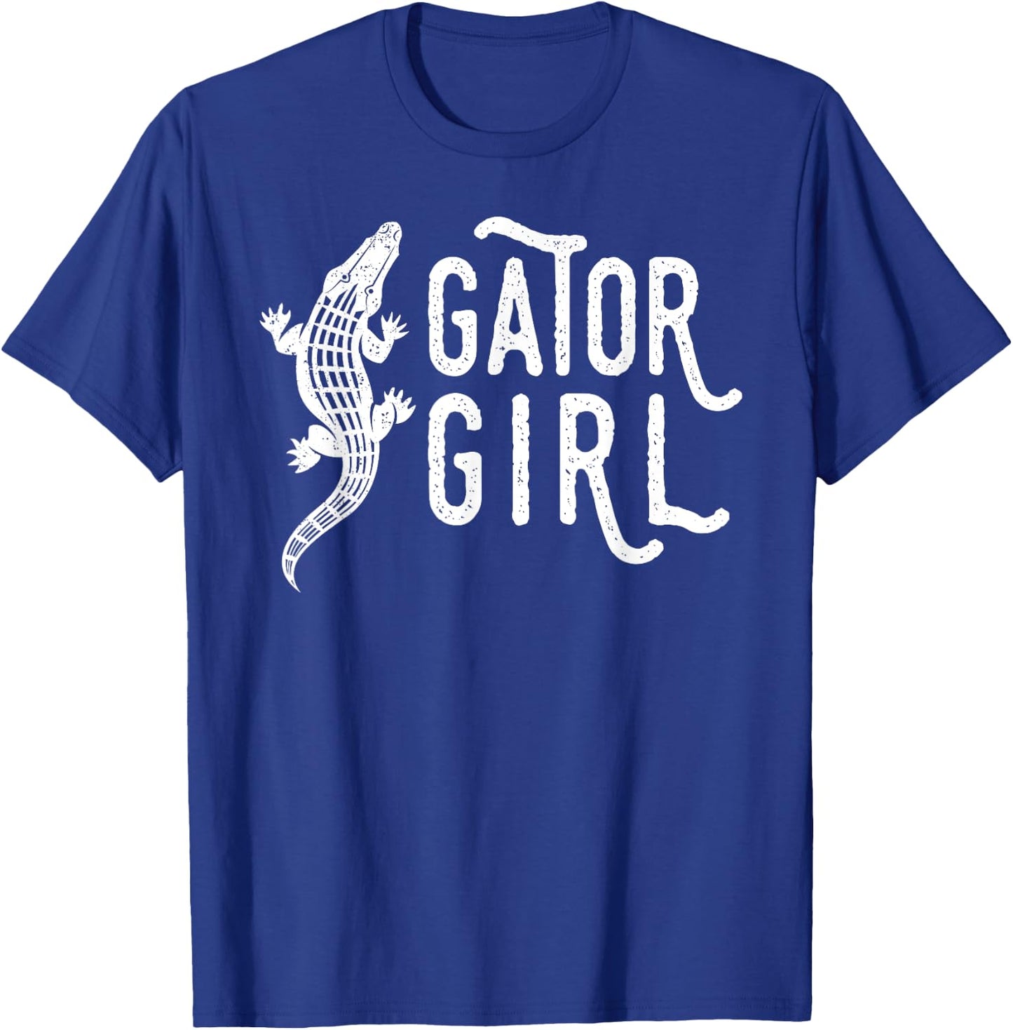 Fun Gator Girl Shirt, Reptile Alligator Gift T-Shirt - T-Shirt | Royal