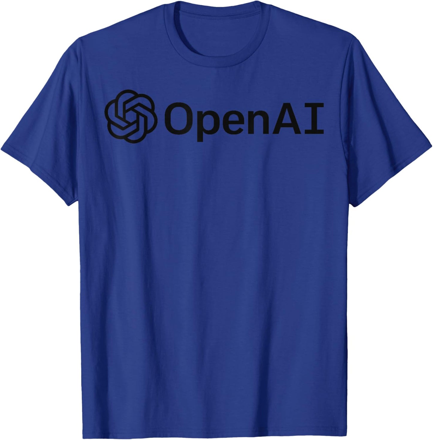 Nerdy OpenAI Artificial Intelligence Computer Programmer T-Shirt - T-Shirt | Royal