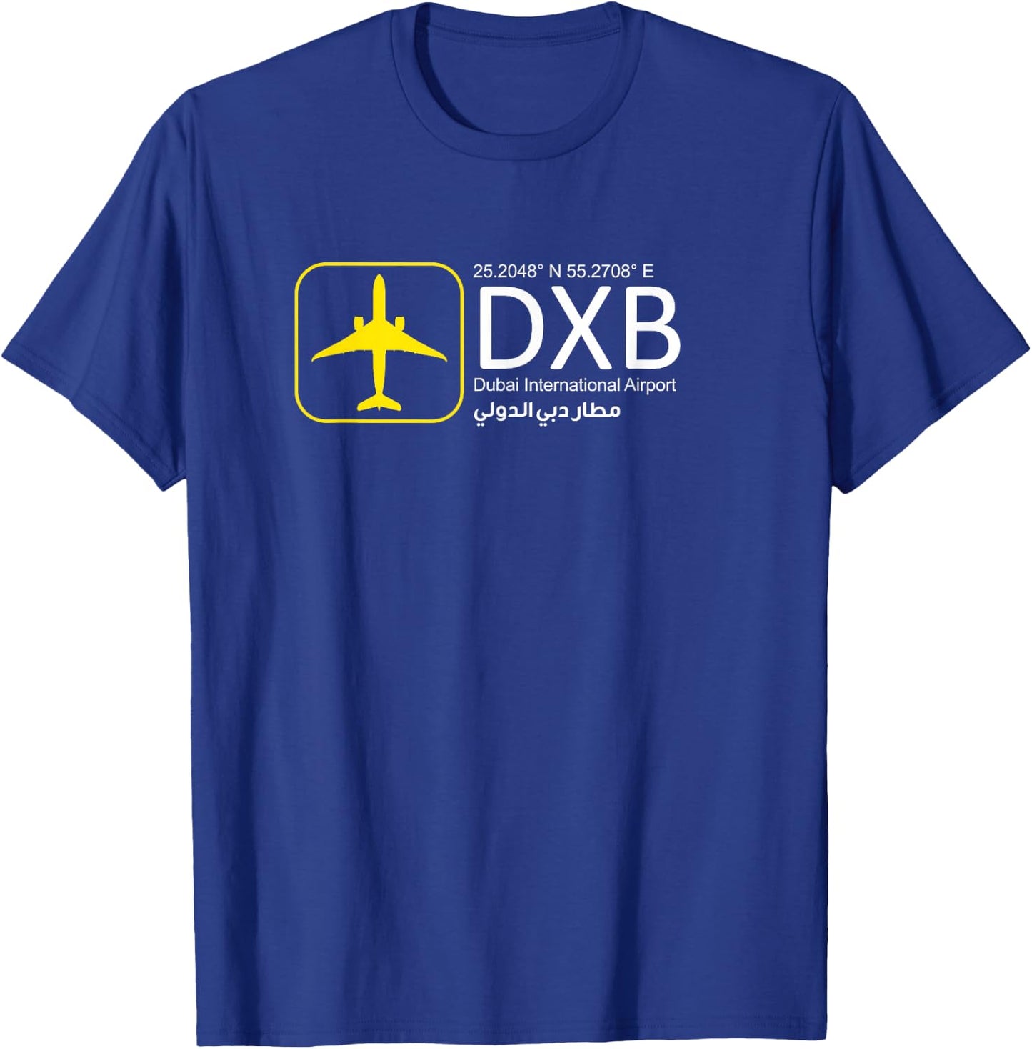 Dubai International Airport Aviation Flight Crew T-Shirt - T-Shirt | Royal