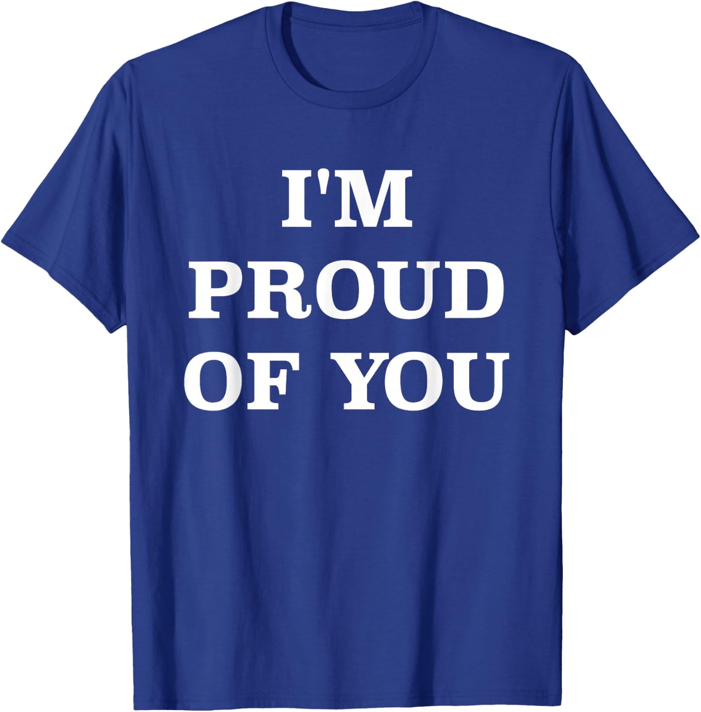 Neighborhood I'm Proud of You - Men's -Adults Black Cotton Short Sleeve Classic Fit - Size Medium T-Shirt - T-Shirt | Royal