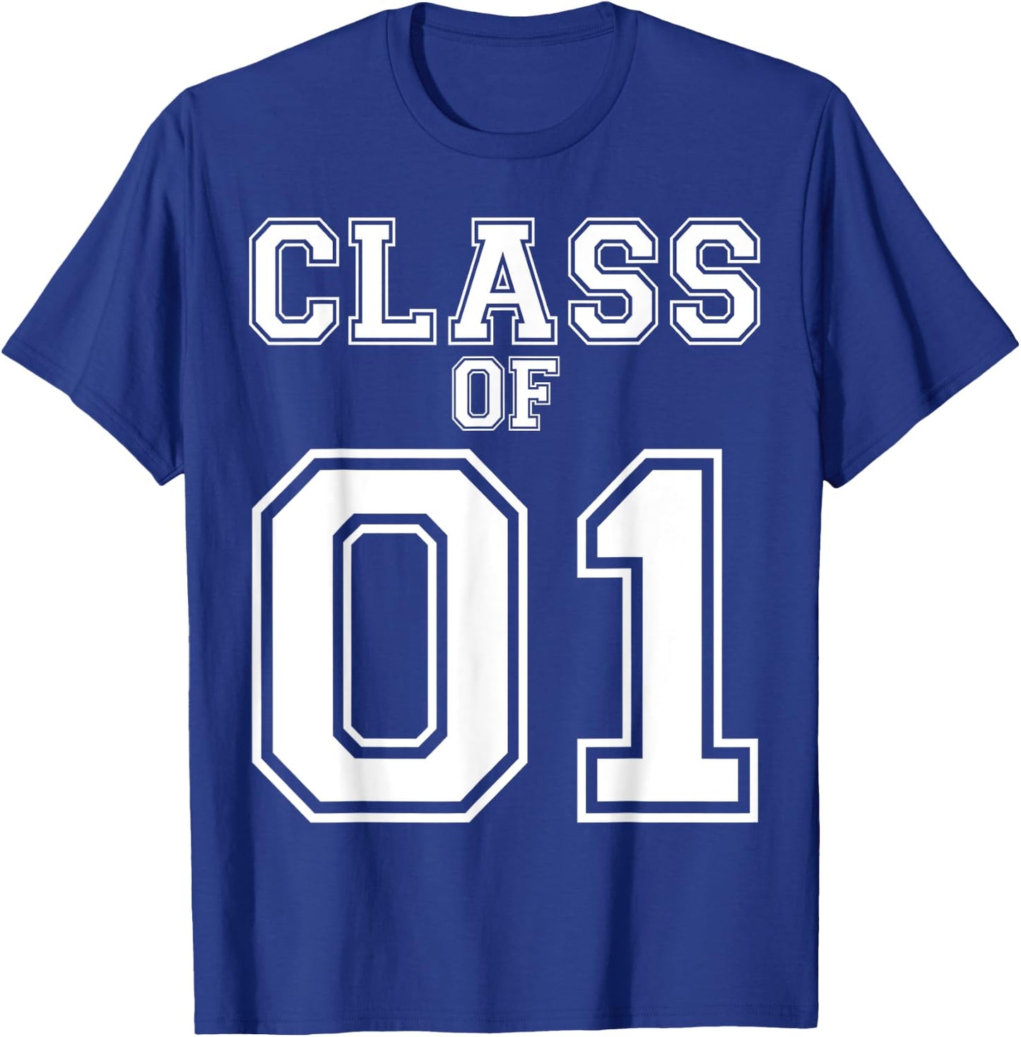 Class Of 2001 Custom Graduation Senior Personalized Grads T-Shirt - T-Shirt | Royal