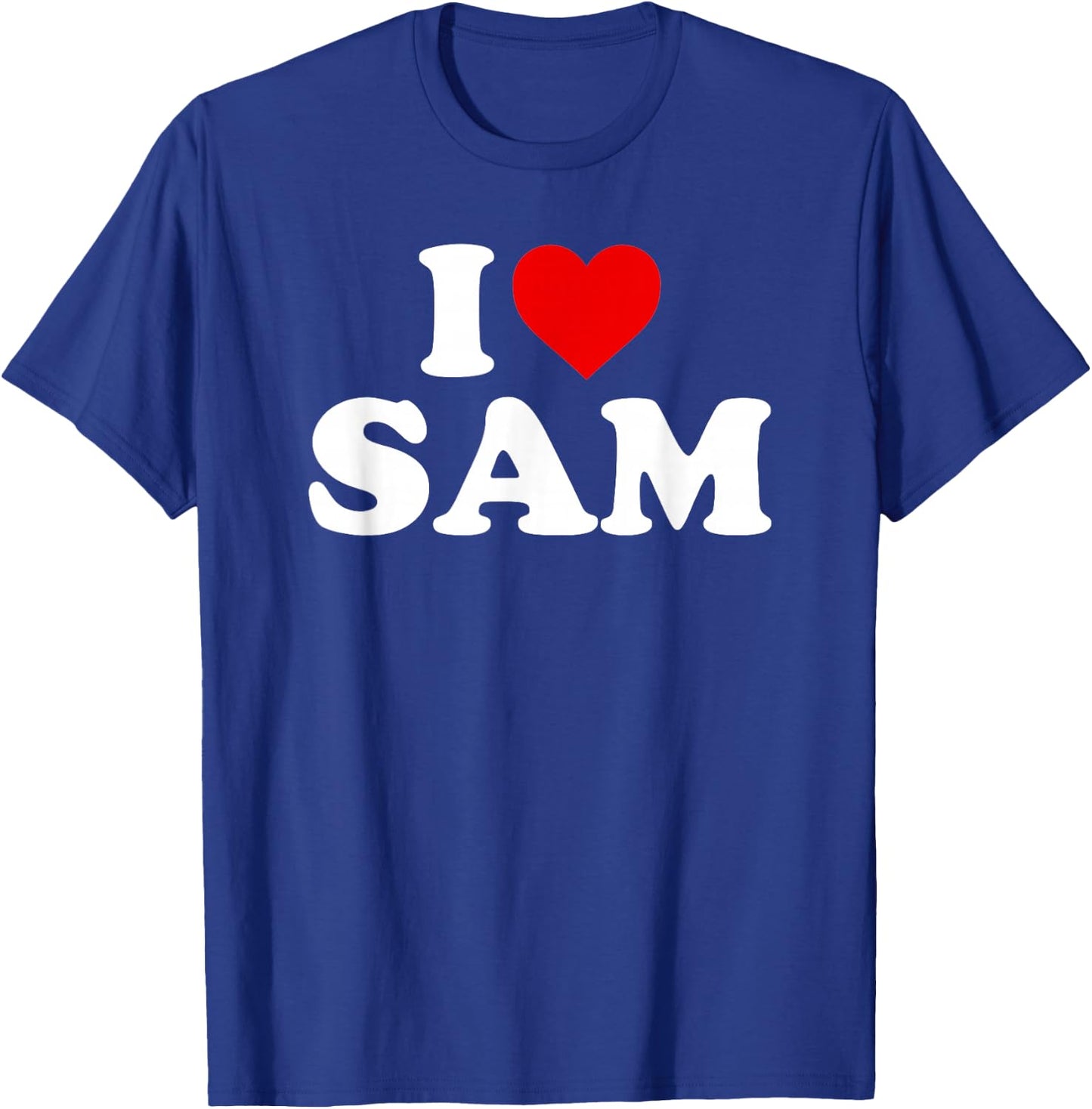 I Love Sam - Heart T-Shirt - T-Shirt | Royal