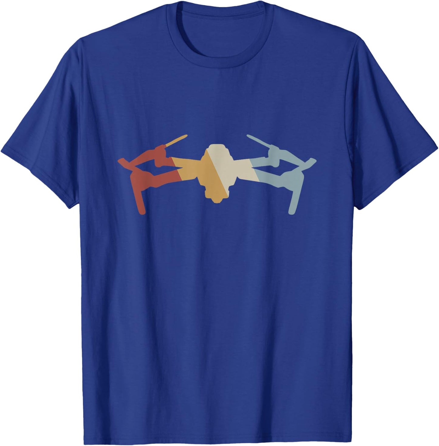 Drone Retro Style Vintage T-Shirt - T-Shirt | Royal