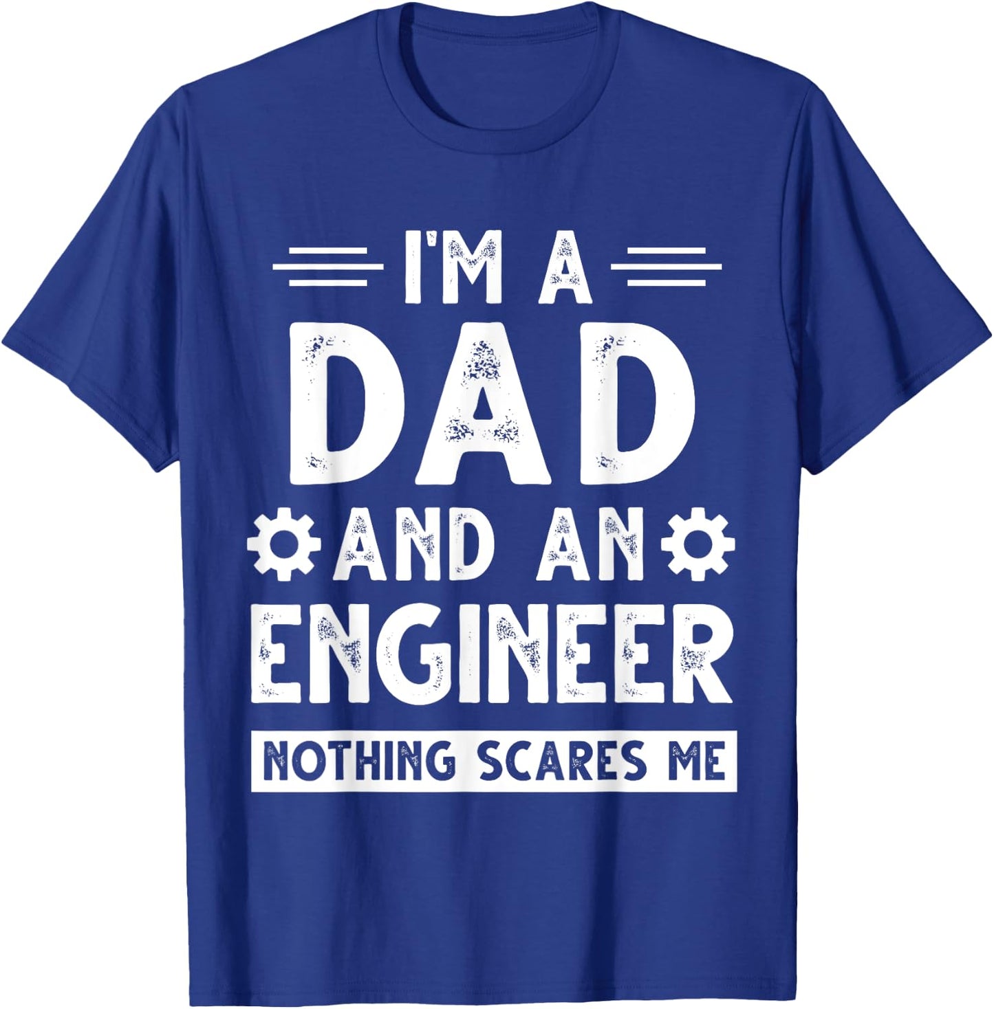 Cute Engineer Dad Men Father's Day Mechanical Engineering T-Shirt - T-Shirt | Royal