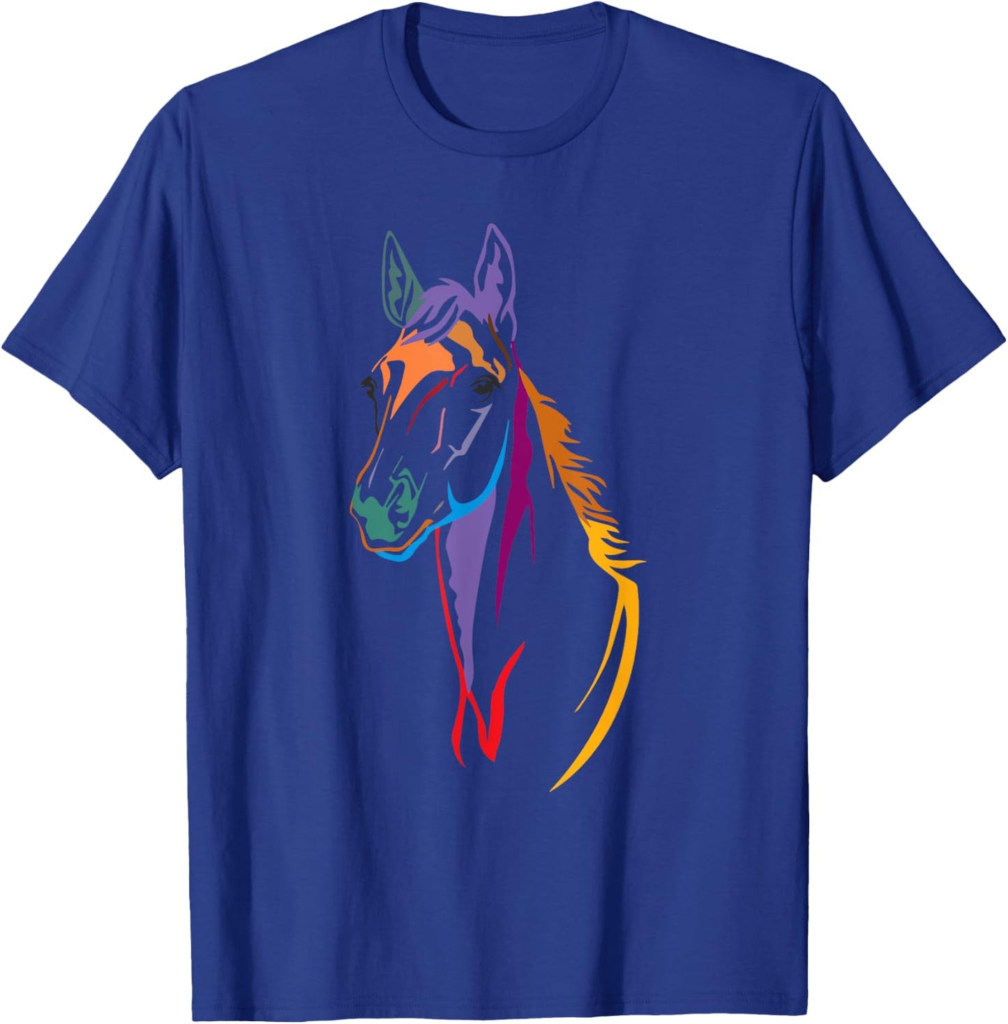 Horse , riding , women's horse shirt for rider T-Shirt - T-Shirt | Royal