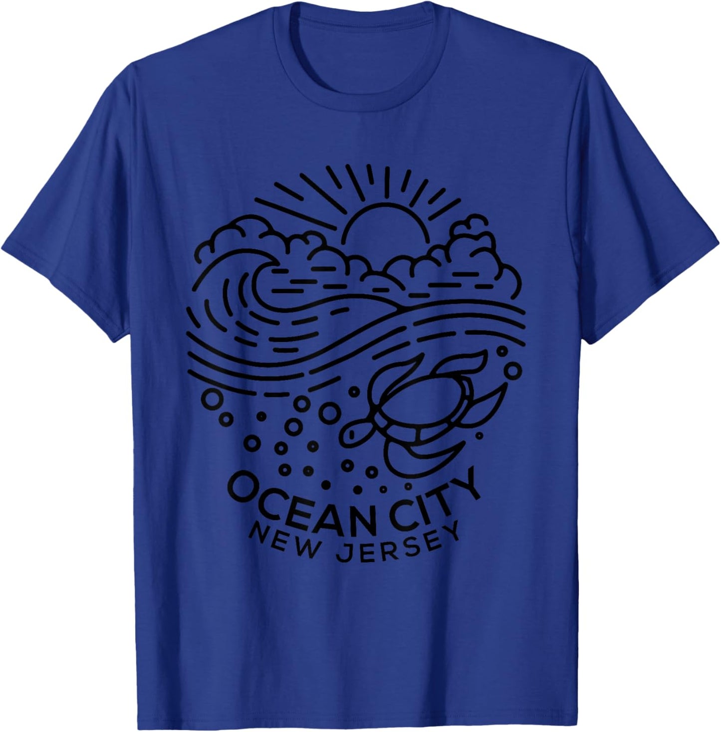 Ocean City NJ T-Shirt - T-Shirt | Royal