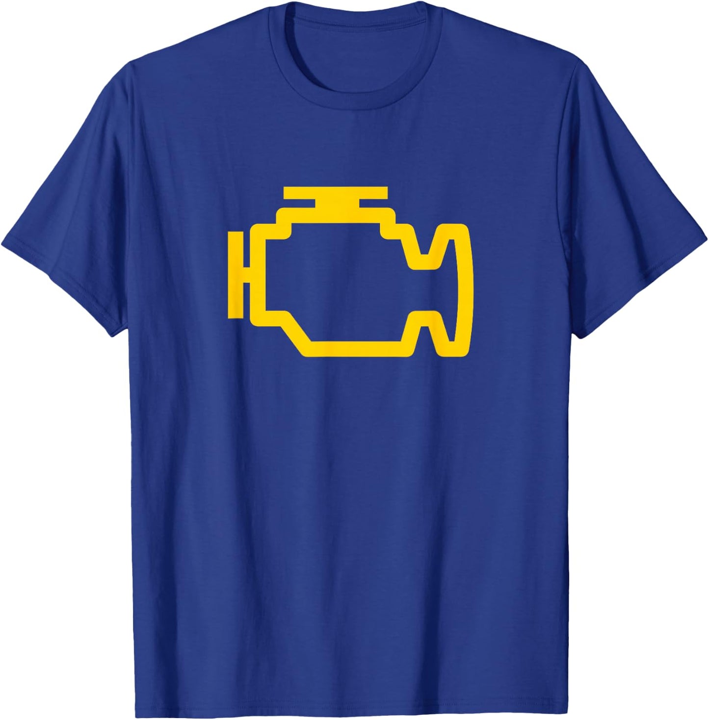 Engine Light Check Engine Light T-Shirt - T-Shirt | Royal